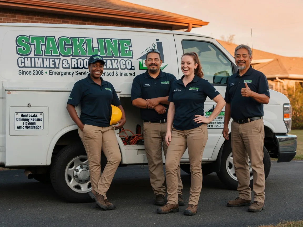Chimney flashing repair company in Eugene, MO